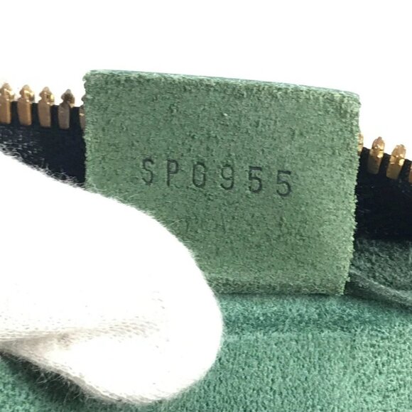 LOUIS VUITTON Taiga Kendal PM Travel Bag Duffle Bag Leather Epithea Green - Picture 14 of 15